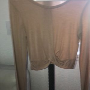 Beige looks GN sleeve shirt